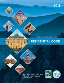 2018 North Carolina State Building Code: Residential Code (NCRC)