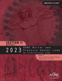 ASME BPVC Section II, Part A – Ferrous Material Specifications, 2023 (Volumes 1 & 2)
