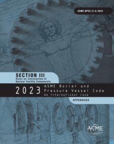 ASME BPVC Section III: Nuclear Facility Component Appendices, 2023