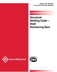 AWS D1.4/D1.4M:2018 – Structural Welding Code – Steel Reinforcing Bars