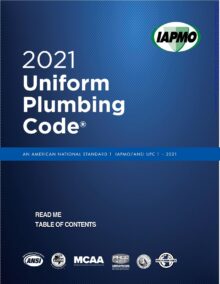 2021 Uniform Plumbing Code – UPC 1-2021 (IAPMO)