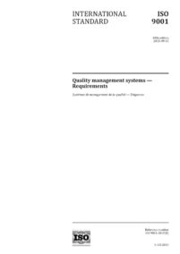 ISO 9001:2015 – Quality Management Systems: Requirements (Fifth Edition), 2015