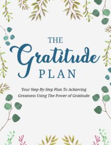 The Gratitude Plan - Your Step-by-Step Plan to Achieving Greatness Using the Power of Gratitude