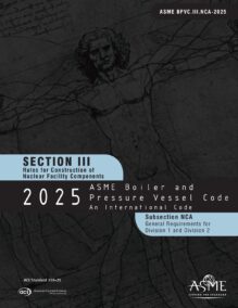 ASME BPVC 2025 Section III sub NCA