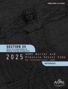 ASME BPVC 2025 Section III appendices